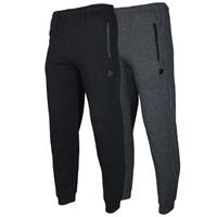 Donnay Donnay Heren - 2-Pack - Joggingbroek Jack - Donkergrijs & Zwart