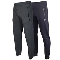 Donnay Donnay Heren - 2-Pack - Joggingbroek Jack - Donkergrijs & Navy