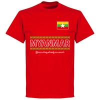 Retake Myanmar Team T-Shirt - Rood - Kinderen - 10 Years