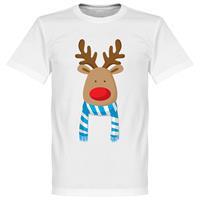 Retake Reindeer Supporter T-Shirtichtblauw/Wit - Kinderen - 6 Years