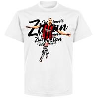 Retake Ibrahimovic Milan Script T-Shirt - Wit