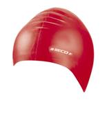 kinder badmuts, silicone, rood