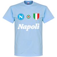Retake Napoli Team T-Shirt - Kinderenicht Blauw - 12 Years