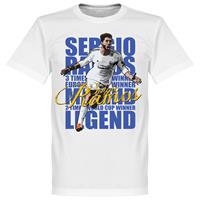 Retake Sergio Ramos Legend T-Shirt - Wit - Kinderen - 10 Years