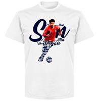 Retake Son Zuid Korea Script T-Shirt - Wit