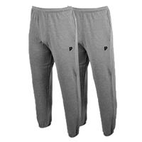 Donnay Donnay Heren - 2-Pack - Joggingbroek Alec - Zilvergrijs