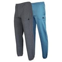 Donnay Donnay Heren - 2-Pack - Joggingbroek Alec - Donkergrijs & Vintage blauw