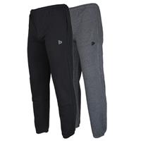 Donnay Donnay Heren - 2-Pack - Joggingbroek Alec - Donkergrijs & Zwart