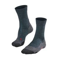 FALKE TK2 Melange Trekkingsocken, Wollmix, für Herren, pazifik, 39-41