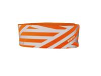 Wowow reflectie-armband Wrap It Berlin 95 x 11 cm oranje/zilver