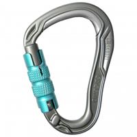 Edelrid HMS Bulletproof Triple II - HMS-karabiner grijs/turkoois