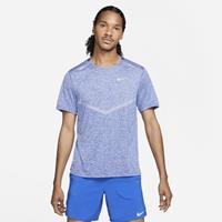 Nike Dri-FIT Rise 365 Hardlooptop met korte mouwen voor heren - Blauw