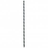 PES Cord 4mm - Prusiktouw, zwart/grijs