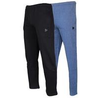 Donnay Donnay Heren -  2-Pack - Joggingbroek Nigel - Zwart & Donkerblauw