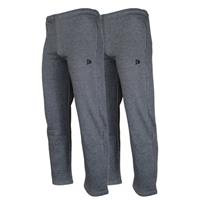 Donnay Donnay Heren - 2-Pack - Joggingbroek Nigel - Donkergrijs gemêleerd