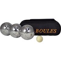 Kaatsbal ballen gooien jeu de boules set in draagtas -