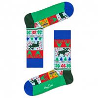 Happy Socks Fair Isle Sock - Multifunctionele sokken, groen/blauw