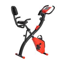 HOMCOM Heimtrainer Fahrradtrainer mit LCD-Display