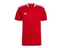 Adidas Trainingsshirt Tiro 21 - Rood/Wit