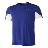 head Club 22 Tech T-Shirt Herren - Blau, Weiß