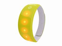 Wowow reflectiearmband Lightband 38 cm polyester geel