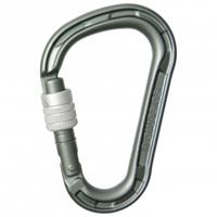 Edelrid HMS Magnum Screw II - HMS-karabiner grijs