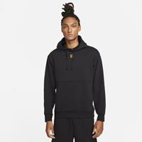 Nike Court Tennishoodie van fleece voor heren - Zwart