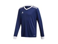 Adidas Voetbalshirt Tabela 18 - Navy/Wit Lange Mouwen Kinderen