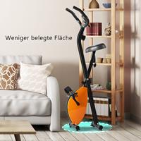 Costway Heimtrainer Ergometer Fitnessfahrrad LCD Display Fahrrad bis 100kg belastbar