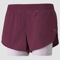 Puma Funktionsshorts Innenhose Damen, grape wine-lavender fog, XS