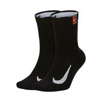 nike Court Multiplier Cushioned Tennissocken 2er Pack - Schwarz, Weiß