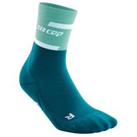 CEP Women's The Run Socks Mid Cut - Hardloopsokken, blauw/turkoois