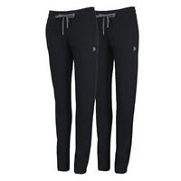 Donnay Donnay Dames - 2-Pack - Joggingbroek rechte pijp Lily - Zwart