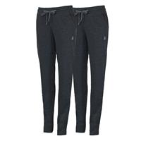 Donnay Donnay Dames - 2-Pack -Joggingbroek rechte pijp Lily - Grijs