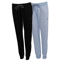 Donnay Donnay Dames - 2-Pack - Joggingbroek Carolyn - Zwart & Lichtblauw