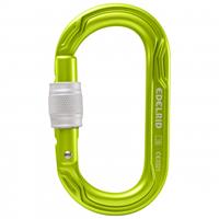 Edelrid Oval Power 2500 Screw II - Schroefkarabiner groen/geel