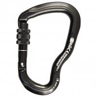 Kong - Ferrata Screw Sleeve - Klettersteig-Karabiner schwarz/grau