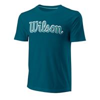 wilson Script Eco Slimfit T-Shirt Herren - Blau