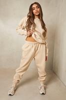 Gerecyclede Sweatstoffen Joggingbroek, Stone
