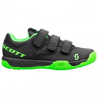 Kid's MTB AR Strap Shoe - Fietsschoenen, zwart/groen