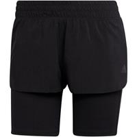 Adidas Hardloopshorts 2 in 1 Run Icons - Zwart Dames