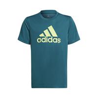 adidas Big Logo T-Shirt Jungen - TÃ¼rkis