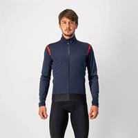 Castelli Alpha RoS 2 Light Jacket Savile Blue/Red-Black