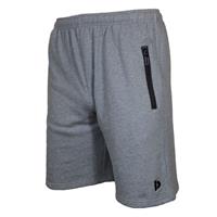 Donnay Donnay Heren - 2-Pack - Korte joggingbroek Nick - Zilvergrijs & Donkergrijs