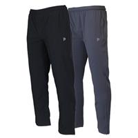 Donnay Donnay Heren - 2-Pack - Alex Stretch Trainingsbroek - Zwart & Donkergrijs