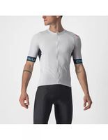 Castelli Fiets Shirt Entrata Vi Gray/Savile Blue- Fietsshirts Heren