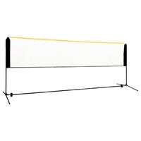 vidaXL Badmintonnet verstelbaar 400x103x94-158 cm metaal