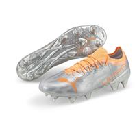 Puma voetbalschoen Ultra 1.4 MxSG zilver/oranje fluoriserend