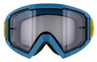 crossbril Whip MX polyurethaan blauw/transparant