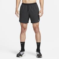 Nike Dri-FIT Stride Hardloopshorts met binnenbroek voor heren (18 cm) - Zwart